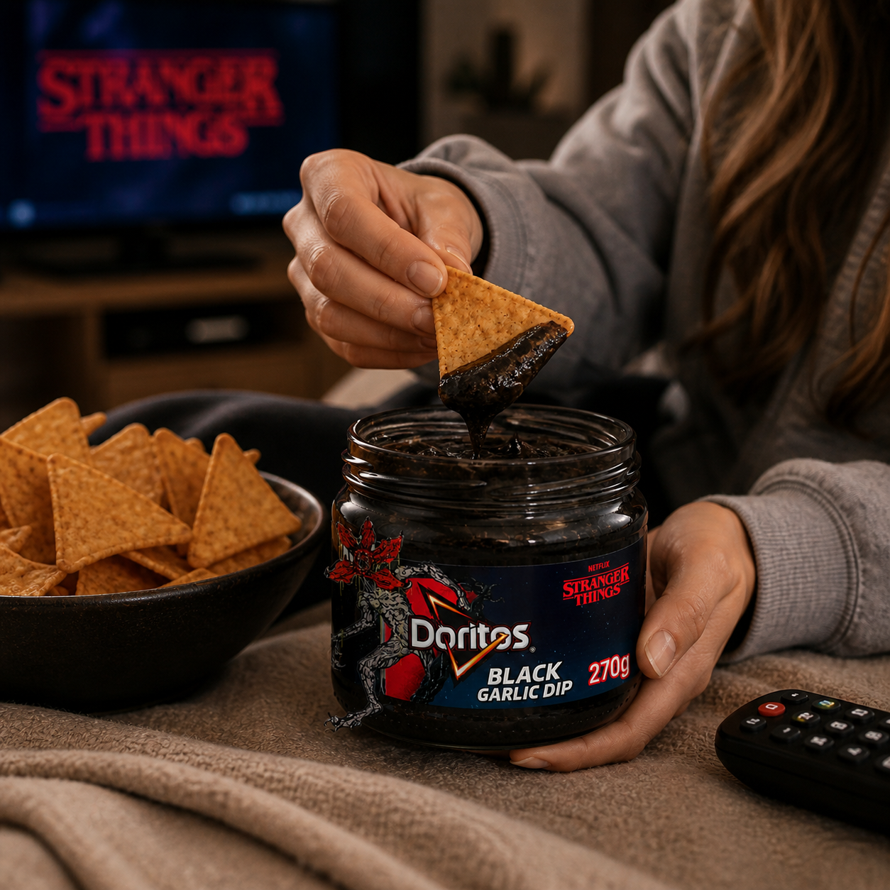 Doritos Black Garlic Dip x Stranger Things 270g