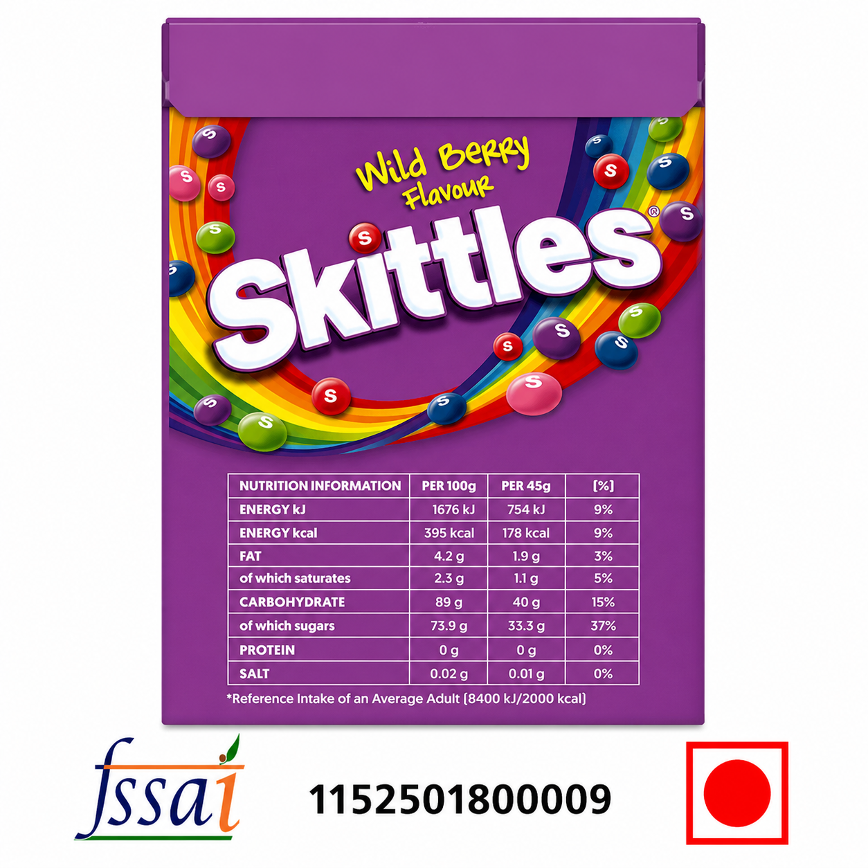 Skittles Wild Berry Candy 136gm - Nosh Products