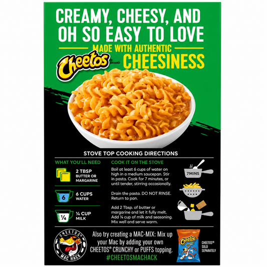 Cheetos Macaroni And Cheese Cheesy Jalapeno 164gm Imported From USA - Nosh Products
