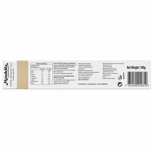 Toblerone White Chocolate 100gm Imported From Switzerland - Nosh Products
