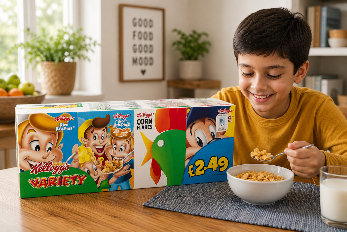 Kellogg's Variety Pack Cereal Imported From UK