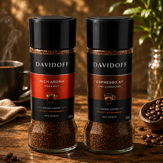 Davidoff Espresso And Davidoff Rich Aroma Instant Coffee Bundle Pack - Nosh Products