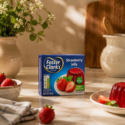 Foster Clark Jelly Strawberry 80gm Imported From UK - Nosh Products