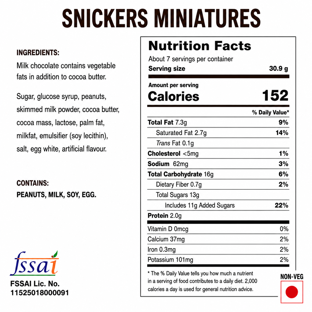 Snickers Miniature Chocolate 220gm Imported From UK