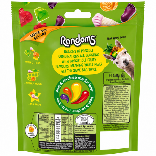 Rowntrees Randoms Candy 120gm Imported From UK