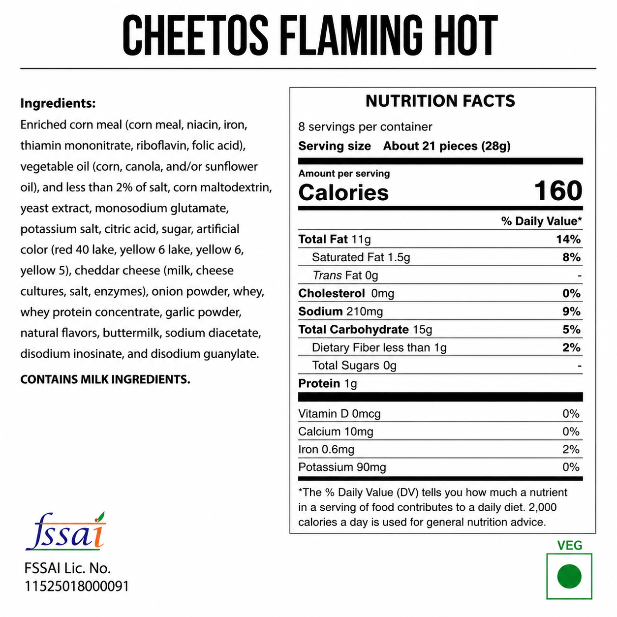 Cheetos Flaming Hot 226gm Imported From USA - Nosh Products