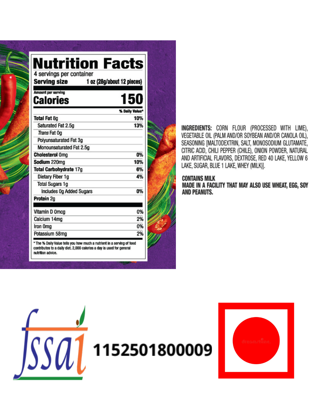 Takis Crunchy Fajita 113gm - Nosh Products