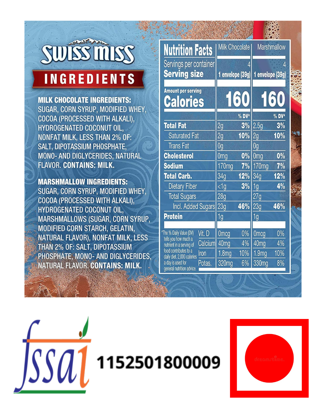 Swiss Miss Hot Chocolate Variety Pack 313gm - Nosh Products
