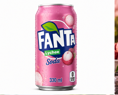 Fanta Lychee Soda 330ml - Nosh Products
