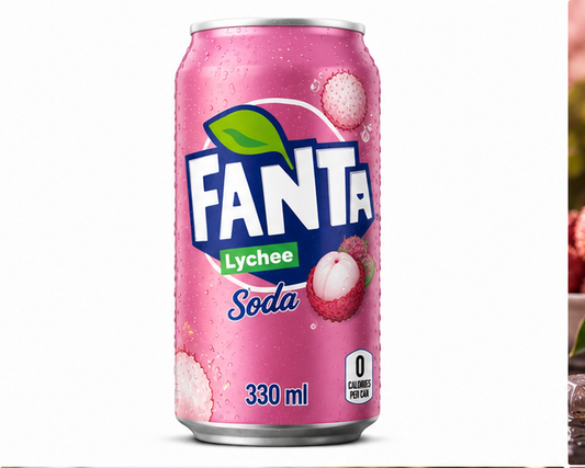 Fanta Lychee Soda 330ml - Nosh Products