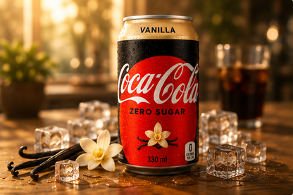 Coke Vanilla Zero Sugar 330ml - Nosh Products