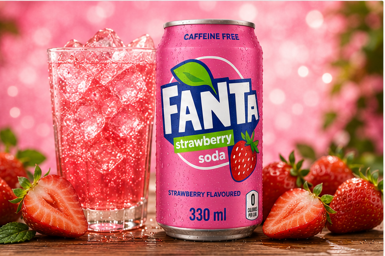 Fanta Strawberry Soda 330ml - Nosh Products