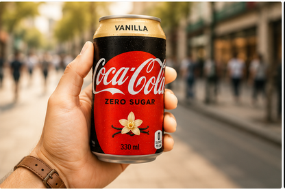 Coke Vanilla Zero Sugar 330ml - Nosh Products