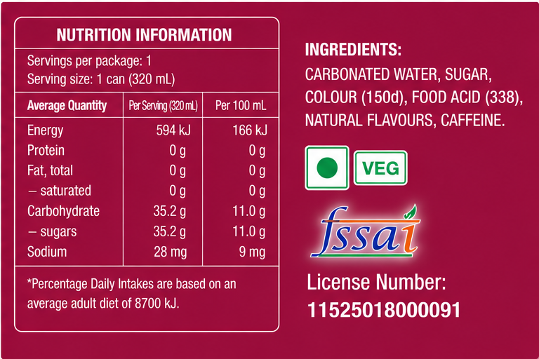 Coke Cherry 330ml - Nosh Products
