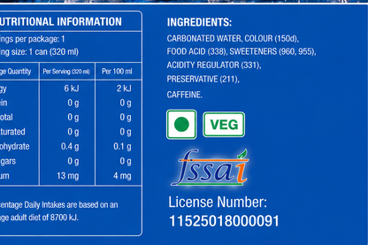 Pepsi Blue Soda 320ml - Nosh Products