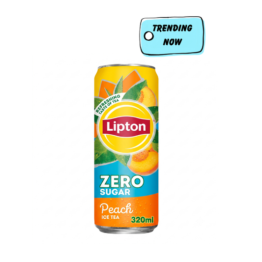 Lipton Iced Tea Peach Zero Sugar 330ml Imported From Thailand