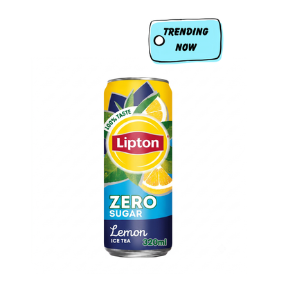 Lipton Iced Tea Lemon Zero Sugar 330ml Imported From Thailand