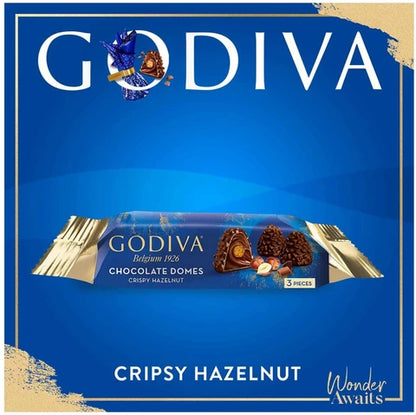 Godiva Dome Crispy Hazelnut Pack Of 6