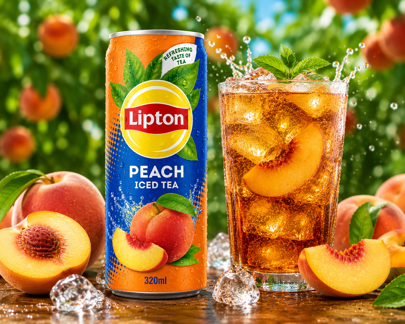 Lipton Peach Iced Tea 320ml - Nosh Products