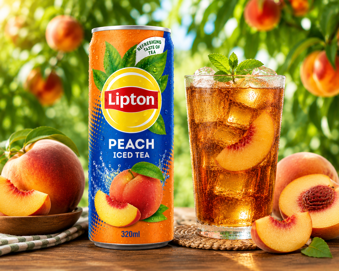 Lipton Peach Iced Tea 320ml - Nosh Products