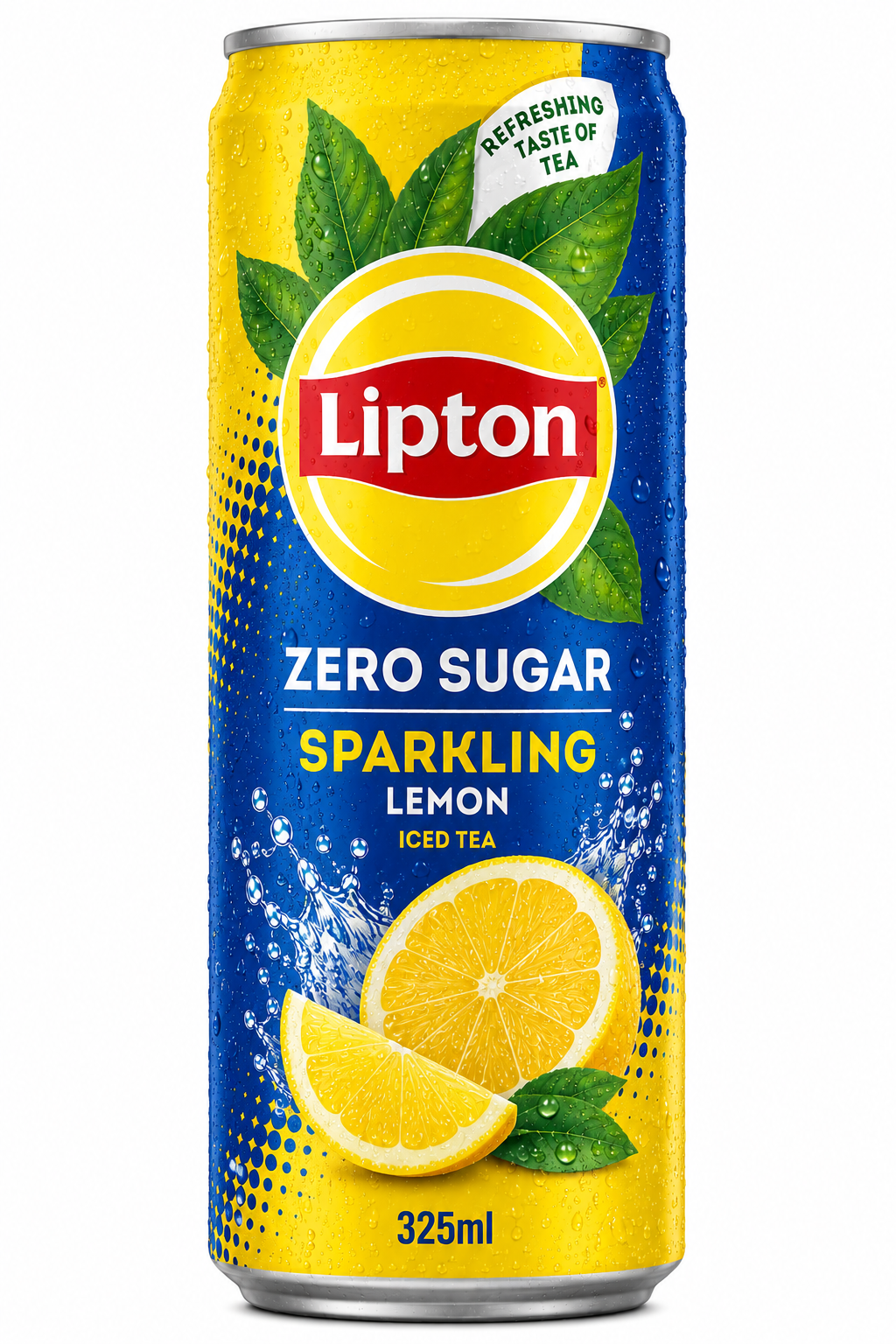Lipton Zero Sugar Sparkling Lemon Iced Tea 325ml - Nosh Products