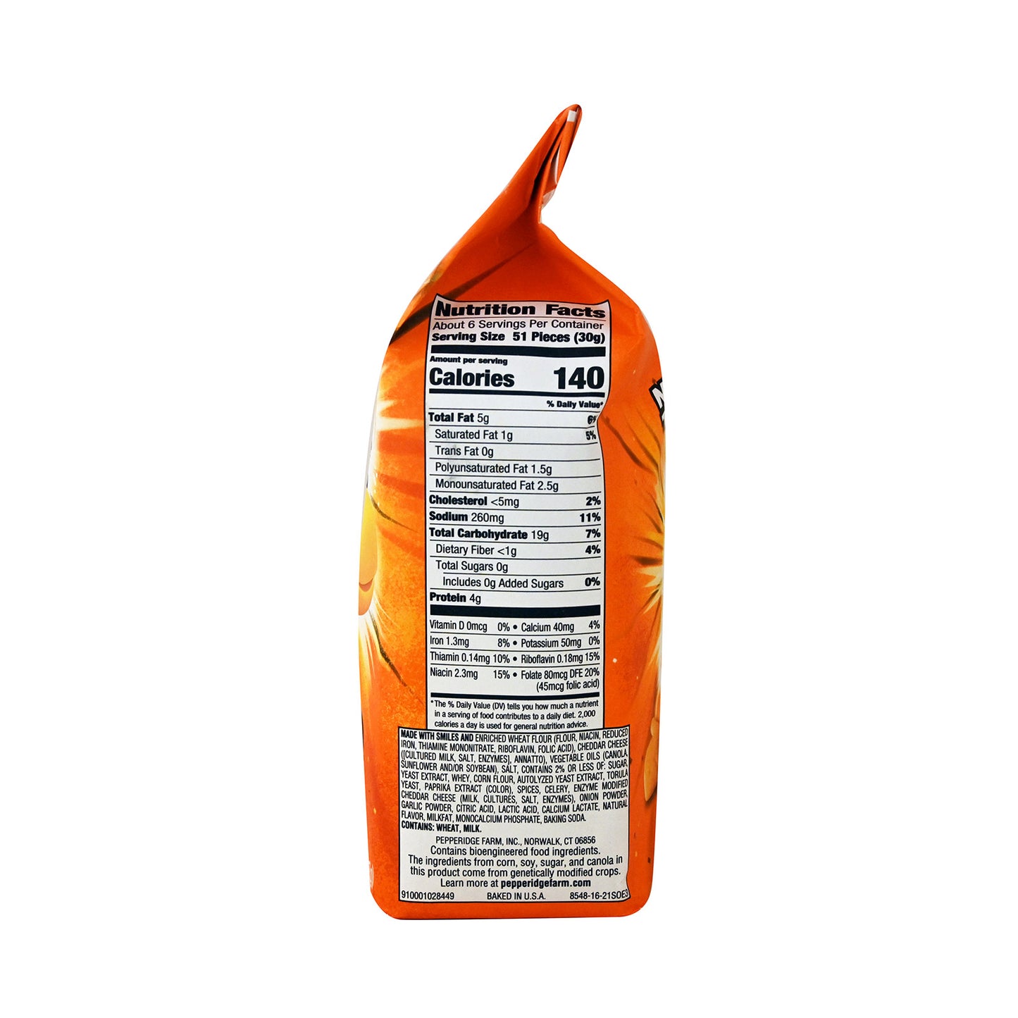 Pepperidge Farm Goldfish Baked Crackers Xtra Cheddar 187gm