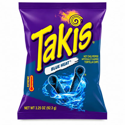 Takis Blue Heat 92gm Imported From Mexico - Nosh Products