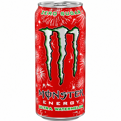 Monster Energy Drink Ultra Watermelon Zero Sugar 500ml ( Pack Of 4) Imported From UK