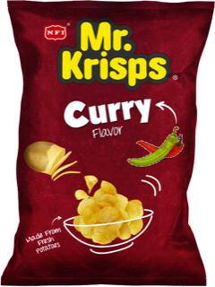 MR KRISP CURRY FLAVOUR CHIPS 80GM