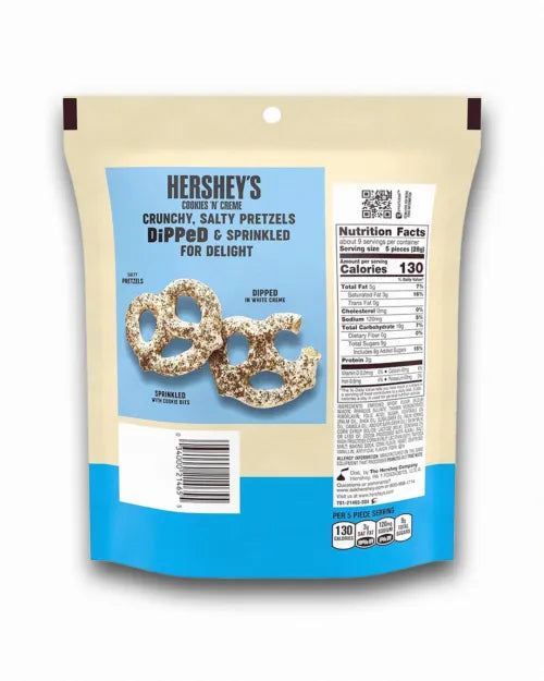 Hershey Dipped Pretzel Cookies And Cream 240gm