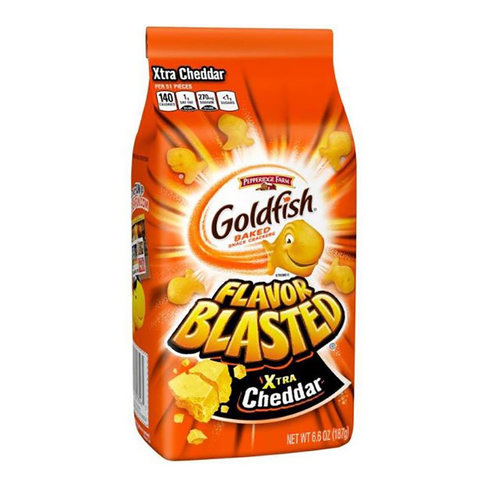 Pepperidge Farm Goldfish Baked Crackers Xtra Cheddar 187gm