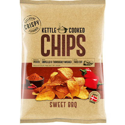 Kettle Cooked Chips Sweet BBQ 150gm - Nosh Products