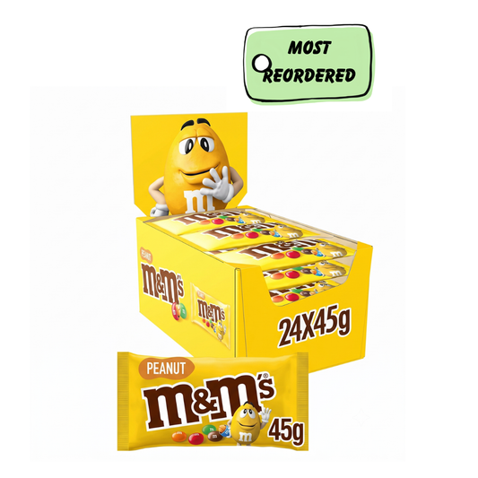 M&M Peanut Chocolate 45gm (Pack of 24) Imported From USA
