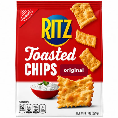 Ritz Toasted Chips Original 229gm Imported From USA - Nosh Products