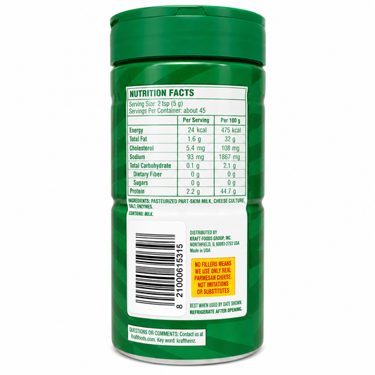 Kraft Parmesan Cheese 227gm Imported From USA