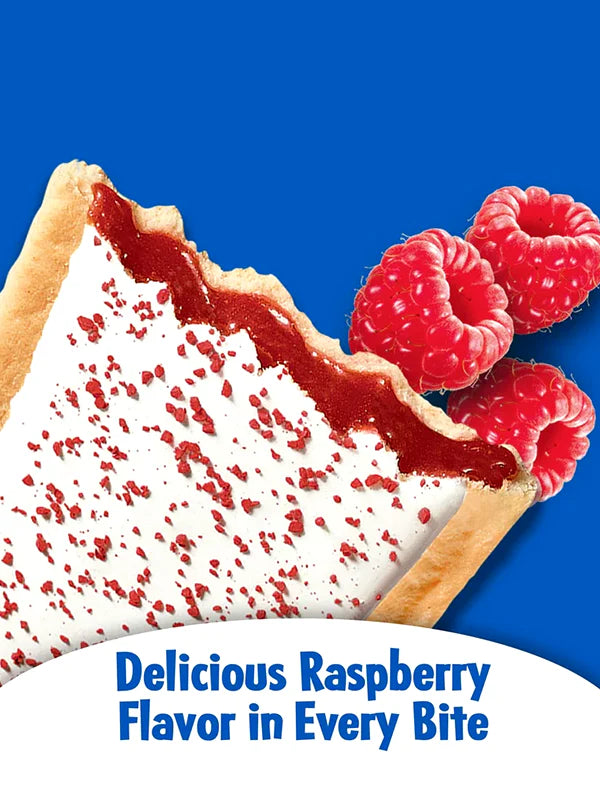 Kellogg's Pop Tart Frosted Raspberry 384gm - Nosh Products