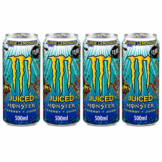 Monster Energy Drink Aussie Lemonade 500ml (Pack of 4) Imported From UK