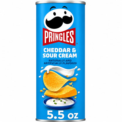 Pringles Sour Cream And Cheddar Chips 158gm Imported From USA - Nosh Products