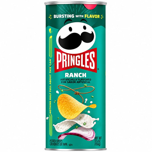 Pringles Ranch Chips 158gm Imported From USA - Nosh Products