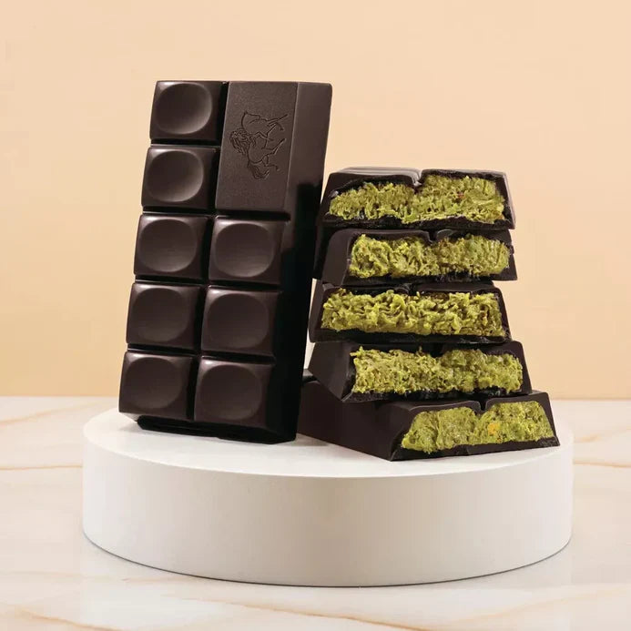 Godiva Pistachio Kunafa Dark Chocolate Bar 122gm - Nosh Products