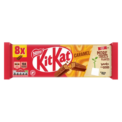 Kit Kat 2 Finger Pack Of 8 Caramel