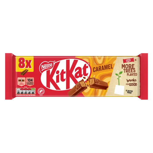 Kit Kat 2 Finger Pack Of 8 Caramel