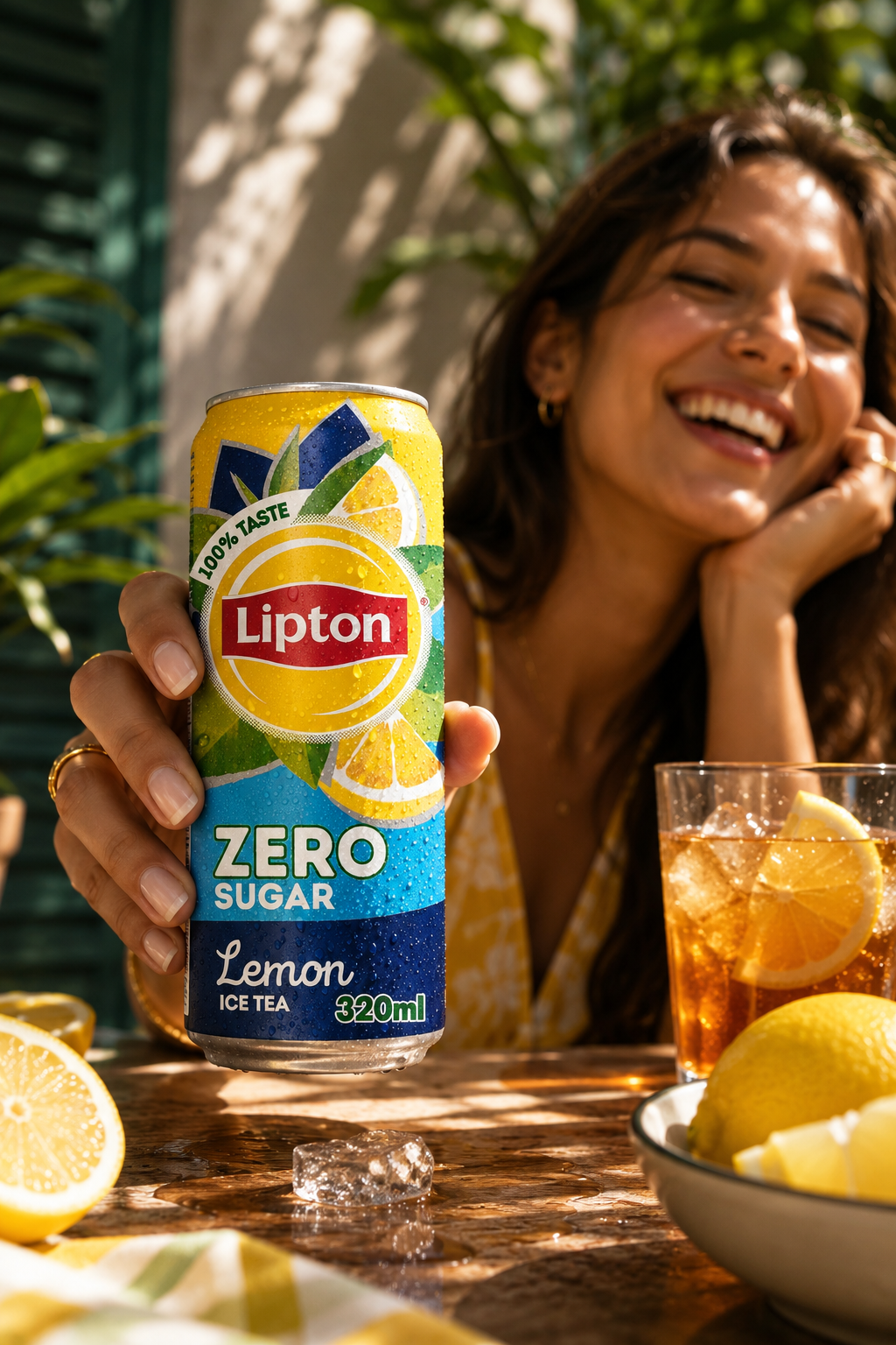Lipton Iced Tea Lemon Zero Sugar 330ml Imported From Thailand - Nosh Products