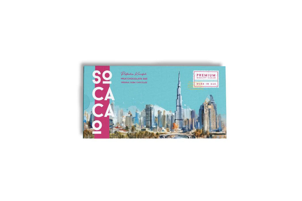 So Cacao Pistachio Kunafa Dubai Chocolate 100gm