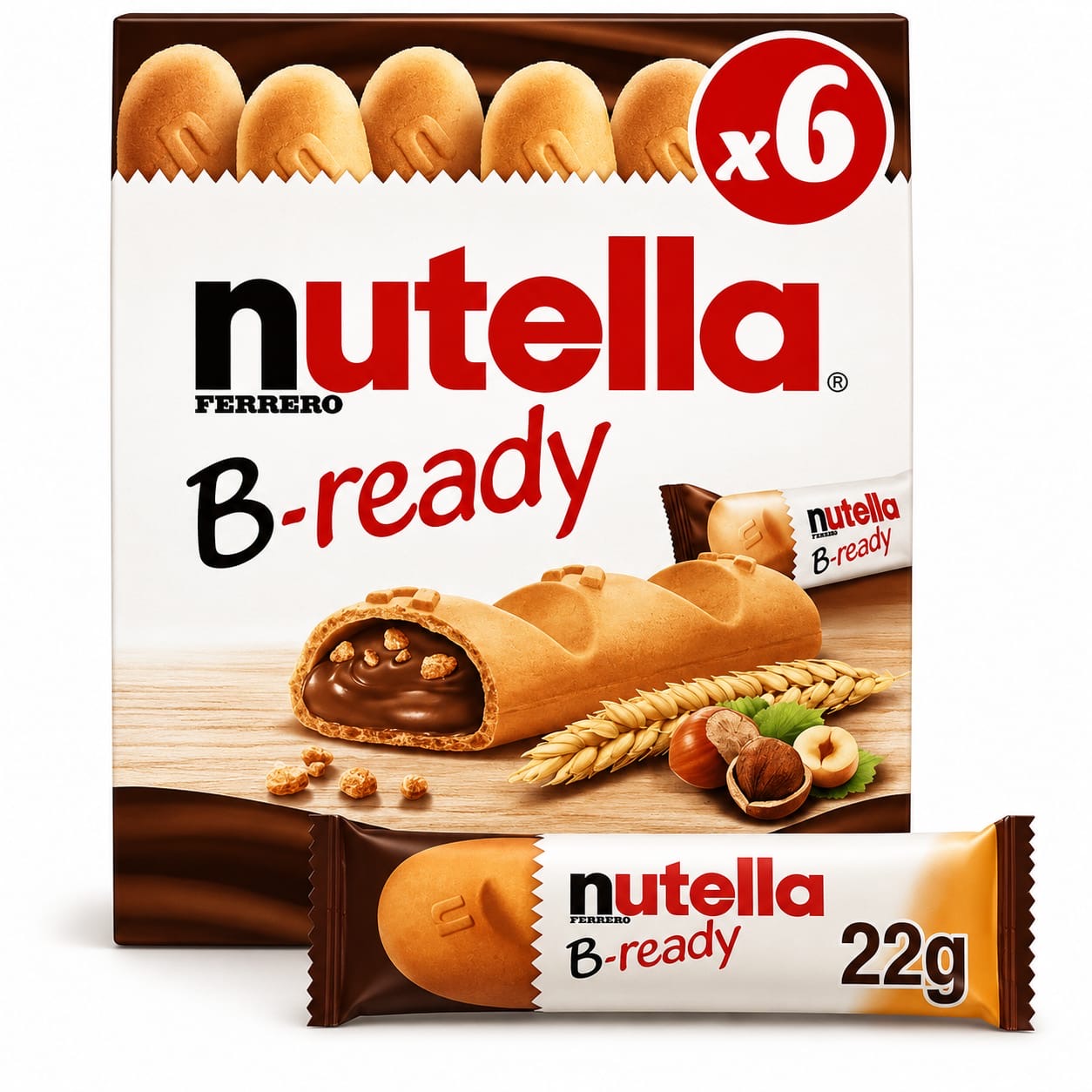 Nutella Bready 132gm Imported From USA/Europe - Nosh Products