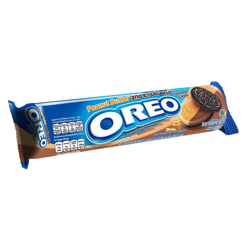 Oreo Chocolate And Peanut Butter Cookie 133gm - Nosh Products