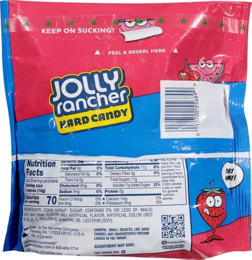 Jolly Rancher Hard Candy Awesome Reds 368gm