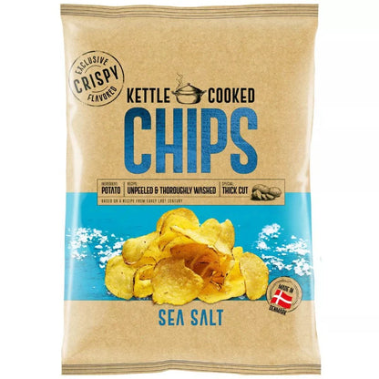 Kettle Cooked Chips Sea Salt 150gm - Nosh Products