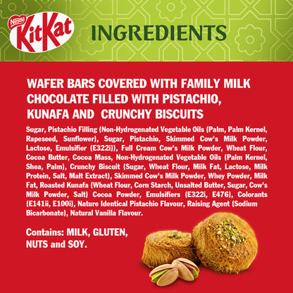 Kit Kat Pistachio Kunafa Limited Edition 166gm - Nosh Products