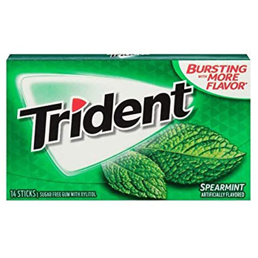 Trident Spearmint Chewing Gum